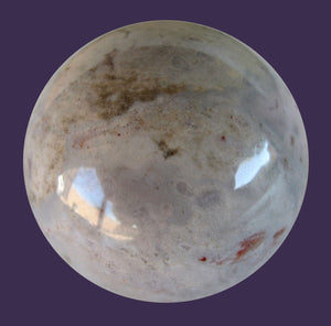 Wood Lace Agate Sphere