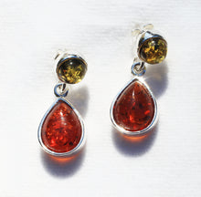 Load image into Gallery viewer, Baltic Amber Earrings in Yellow and Honey Genuine Amber
