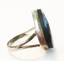 Load image into Gallery viewer, Abalone Shell Ring Size 10 aka Mother-of-Pearl