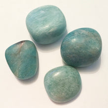 Load image into Gallery viewer, Amazonite Tumbled Stones Qtr Lb - Stand Up For Yourself!