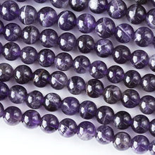 Load image into Gallery viewer, Brazilian Amethyst 4mm round beads