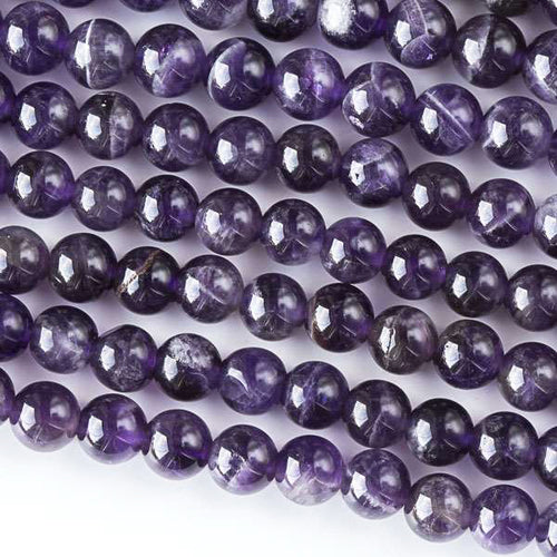 Brazilian Amethyst 4mm round beads