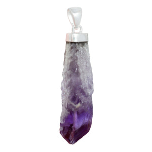 Elestial Amethyst Point Pendant from Brazil