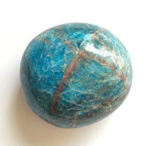 Blue Apatite Palm Stone 2 by 2 by 1.25 Inch