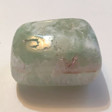 Load image into Gallery viewer, Caribbean Blue Calcite Cushion Shaped Palm Stone 3.8 oz.