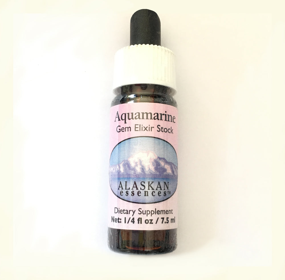 Aquamarine Gem Elixir .25 oz size from Alaskan Essences