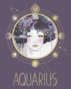 Aquarius Print from Papaya Art