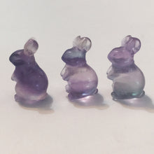 Load image into Gallery viewer, Fluorite Bunny Miniature Bunny Figurine Year of the Rabbit
