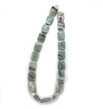 Load image into Gallery viewer, Black and Gold Amazonite Strand of 15x20mm Oblong Beads