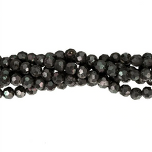 Load image into Gallery viewer, Black Agate 6mm Round Beads with Druzy