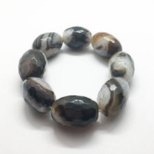 Load image into Gallery viewer, Botswana Agate Bracelet in XL Size