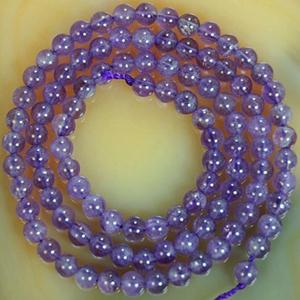 Brazilian Amethyst 4mm round beads