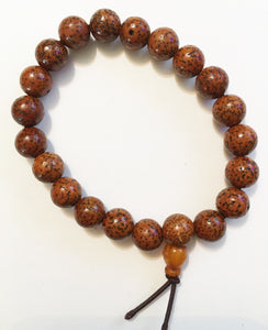 Brown Lotus Seed Bracelet for an easier path of evolution.