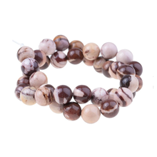 Load image into Gallery viewer, Brown Zebra Jasper Beads 10mm Round Beads