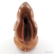 Load image into Gallery viewer, Standing Bunny Bead Boxwood Ojime Bead
