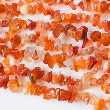 Load image into Gallery viewer, Carnelian Natural Gemstone Chip Necklace