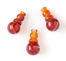 Load image into Gallery viewer, Carnelian Guru Bead 9mm for stringing your own mala
