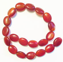 Load image into Gallery viewer, Carnelian Beads 15x20mm Oval 16 Inch Strand