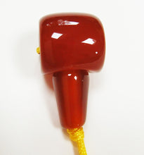 Load image into Gallery viewer, Carnelian Mala Guru Bead for Stringing Your Own Mala