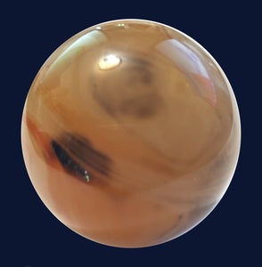 Carnelian Agate Sphere for courage and happiness! 35.5mm