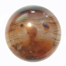 Load image into Gallery viewer, Carnelian Agate Sphere for courage and happiness! 35mm