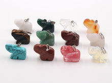 Load image into Gallery viewer, Gemstone Elephant Charm or Pendant