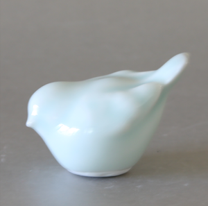 Celadon Porcelain Bird Figurine No. 2