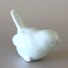 Load image into Gallery viewer, Celadon Porcelain Bird Figurine No. 3