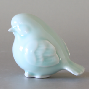 Celadon Porcelain Bird Figurine No. 4