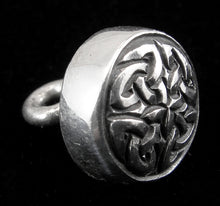 Load image into Gallery viewer, Celtic Eternity 15mm Sterling Silver Button