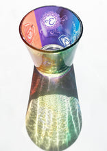 Load image into Gallery viewer, Seven Chakras Glass Votive Holder