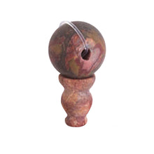 Load image into Gallery viewer, Cherry Creek Jasper 10mm Mala Guru Bead for Stringing Your Own Mala
