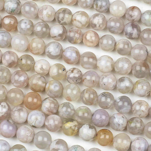 Cherry Blossom Agate 10mm Round Beads