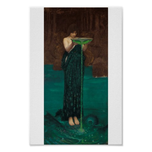 Circe Invidiosa, 1892, by Waterhouse Print