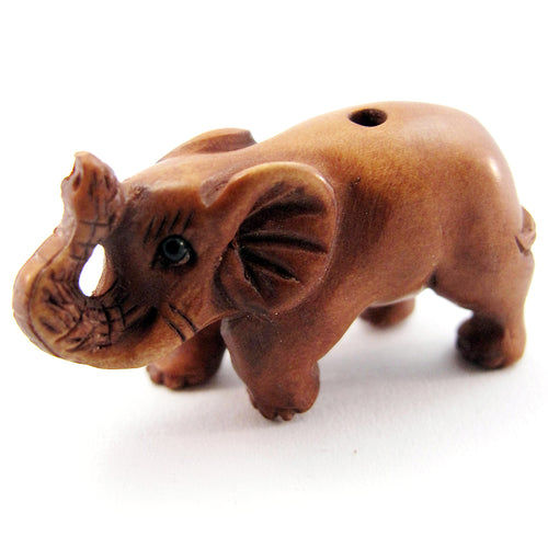 Elephant Ojime Bead with Trunk Up