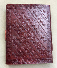 Load image into Gallery viewer, Lord Ganesh Embossed Leather Journal