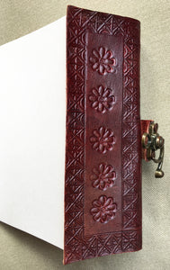 Lord Ganesh Embossed Leather Journal