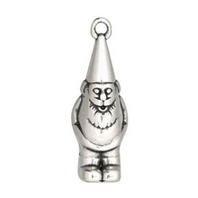 Load image into Gallery viewer, Gnome Charm Silver Plated with Antique Finish