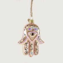 Load image into Gallery viewer, Hand of Fatima Ornament in four color options