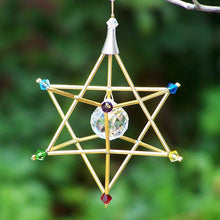 Load image into Gallery viewer, Merkaba Mobile for Greater Brain Accessibility: Sacred Geometry Star of David