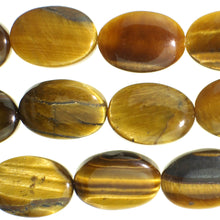Load image into Gallery viewer, Golden Tigers Eye Beads 10x14mm Oval Gemstone Beads