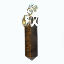 Load image into Gallery viewer, Golden Tigers Point Pendant with Citrine Marquise Adorned Sterling Silver Cap