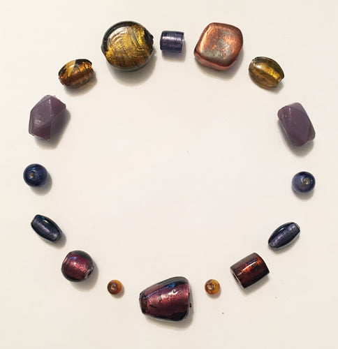 Copper Foil Bead Mix