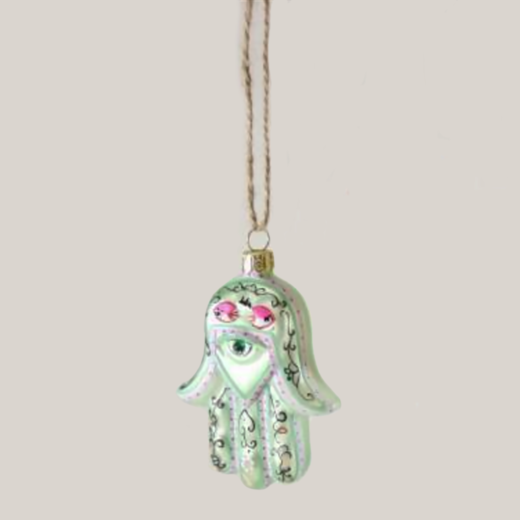 Hand of Fatima Ornament in four color options