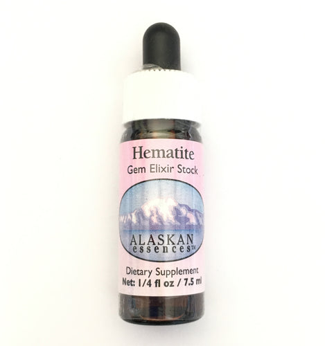 Hematite Gem Elixir .25 oz size from Alaskan Essences
