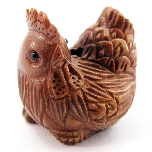 Hen Ojime Bead