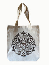 Load image into Gallery viewer, Celtic Cotton Tote Bag with Original Art