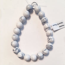 Load image into Gallery viewer, Howlite beads 10.5mm round beads