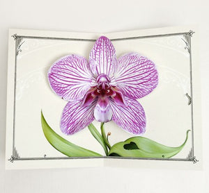 Pop-Up Orchid Card perfect for Valentine's or Mother's Day
