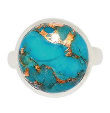 Load image into Gallery viewer, Ithaca Peak Turquoise Ring size 7 in sterling silver